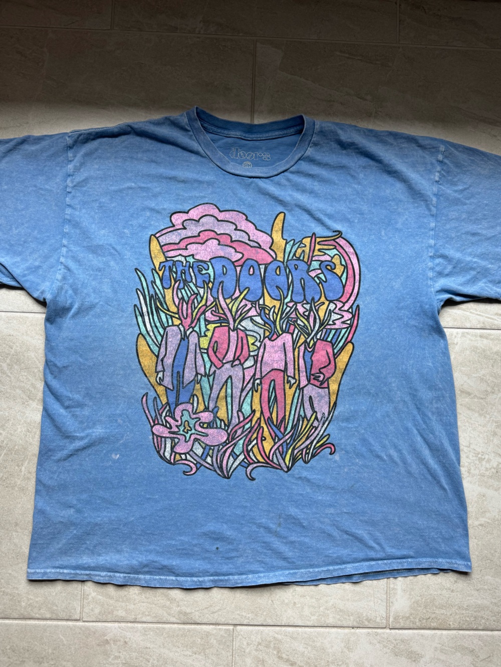 The Doors Graphic Short Sleeve Tee - Blue